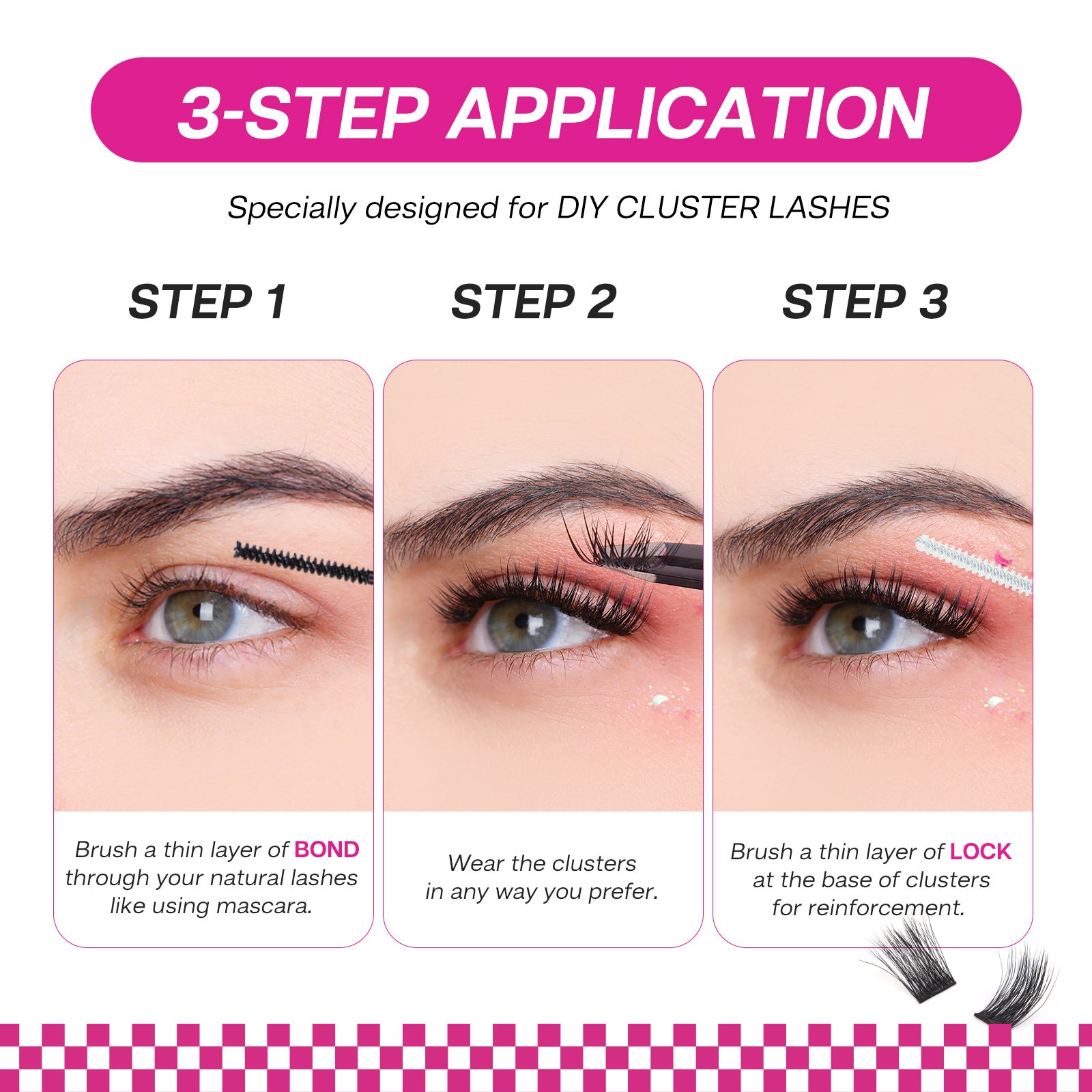 CALAILIS 1pc DIY CLUSTER LASH BOND AND SEAL