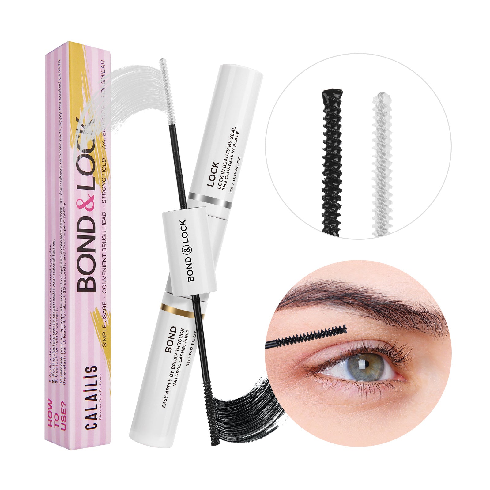 CALAILIS 1pc DIY CLUSTER LASH BOND AND SEAL