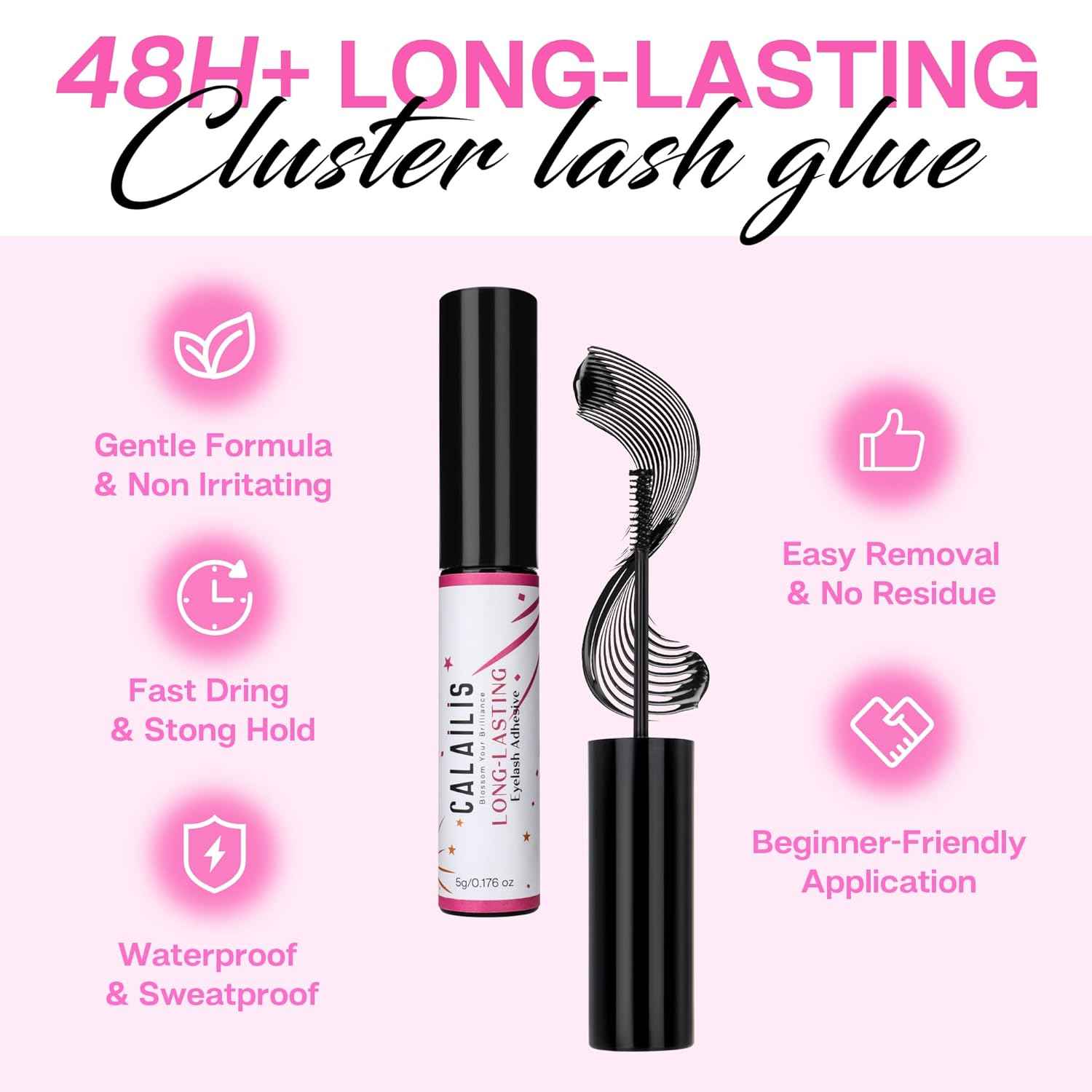 Long-Lasting Cluster Lash Glue