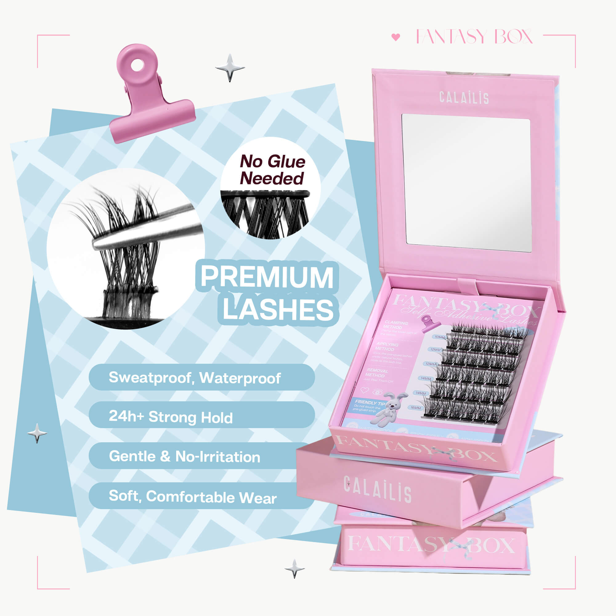 Portable Self-Adhesive Lash Kit - FANTASY BOX
