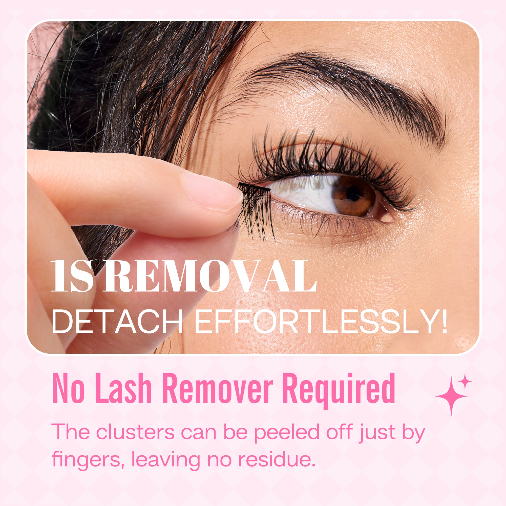 NETWEAVE Self-adhesive Cluster Lashes
