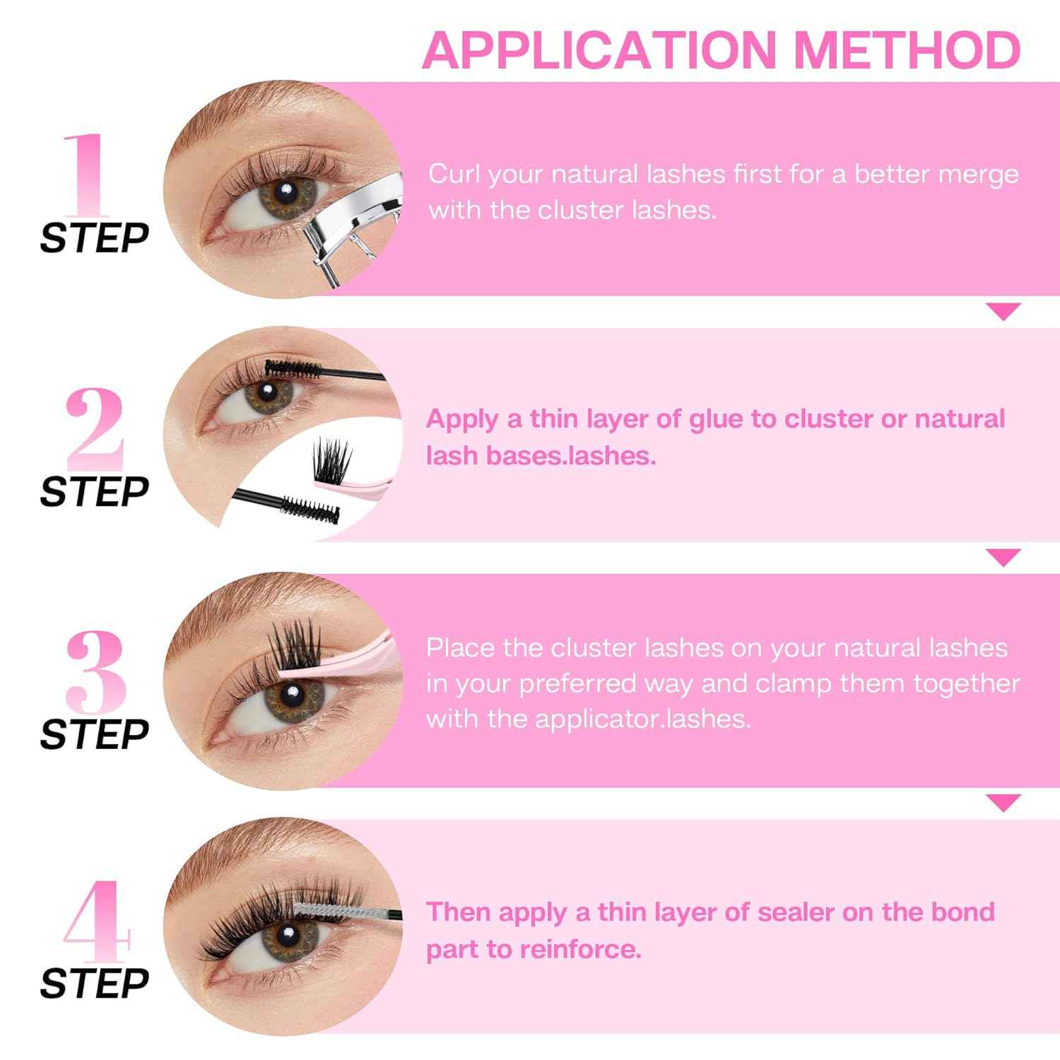 Long-Lasting Cluster Lash Glue