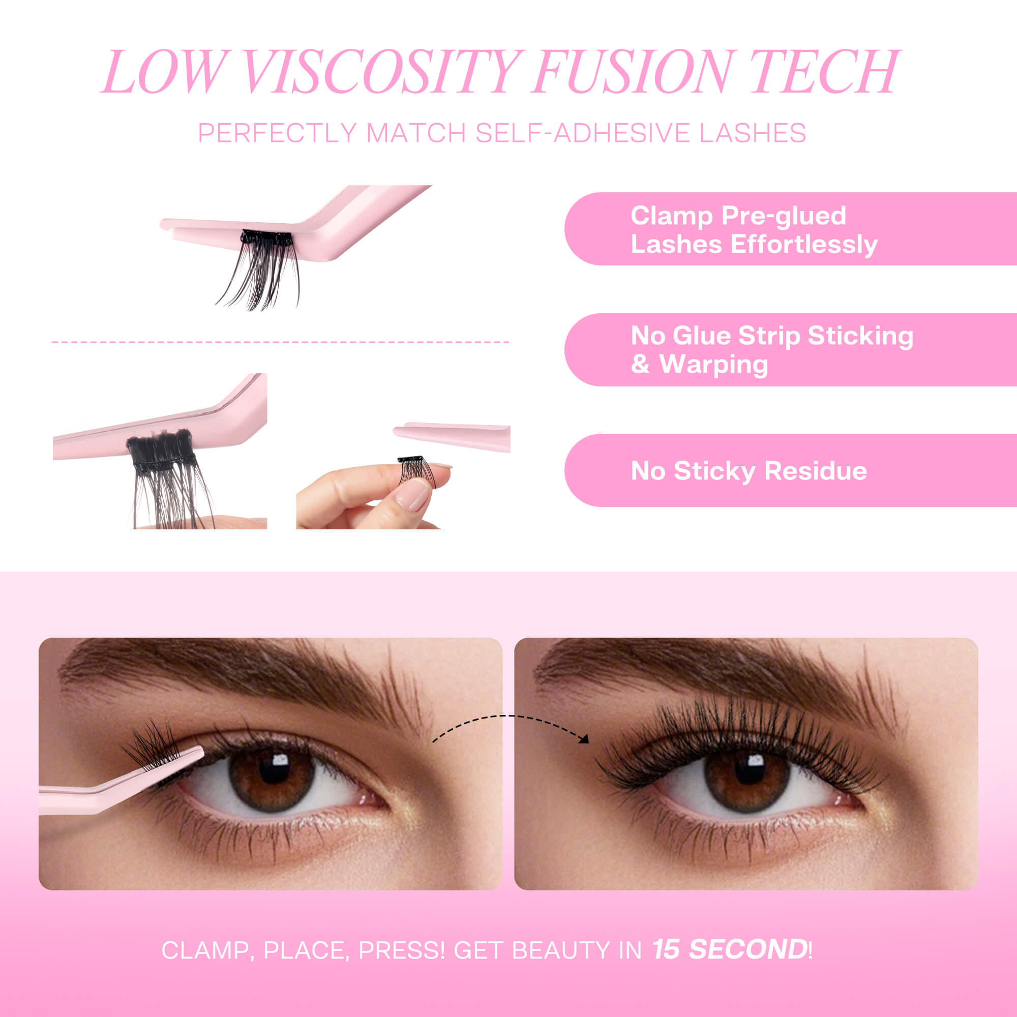 ANTI-STICK LASH APPLICATOR