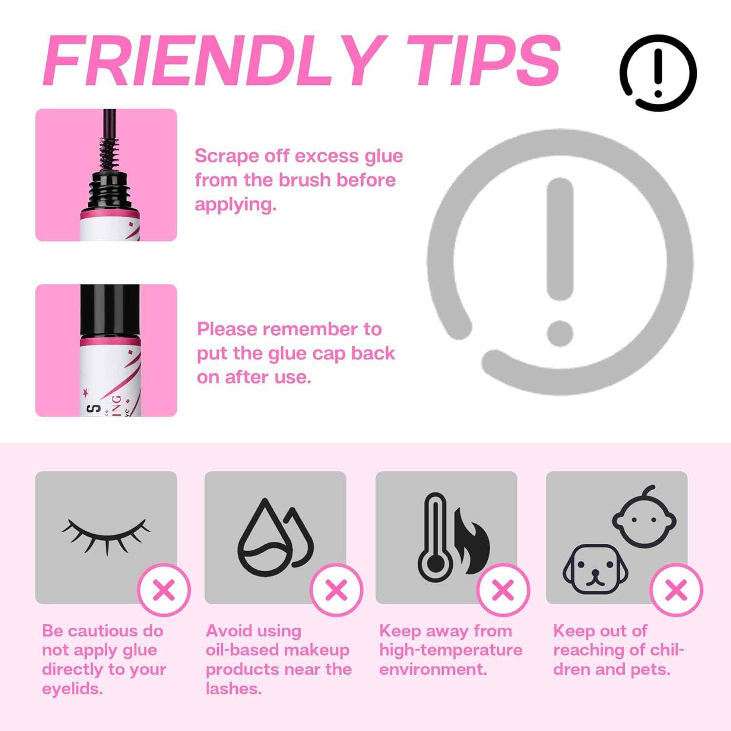 Long-Lasting Cluster Lash Glue