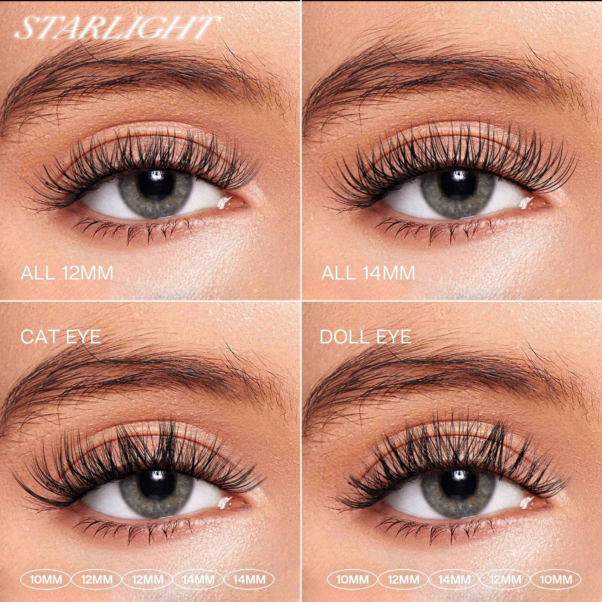 STARLIGHT Self-adhesive Cluster Lashes