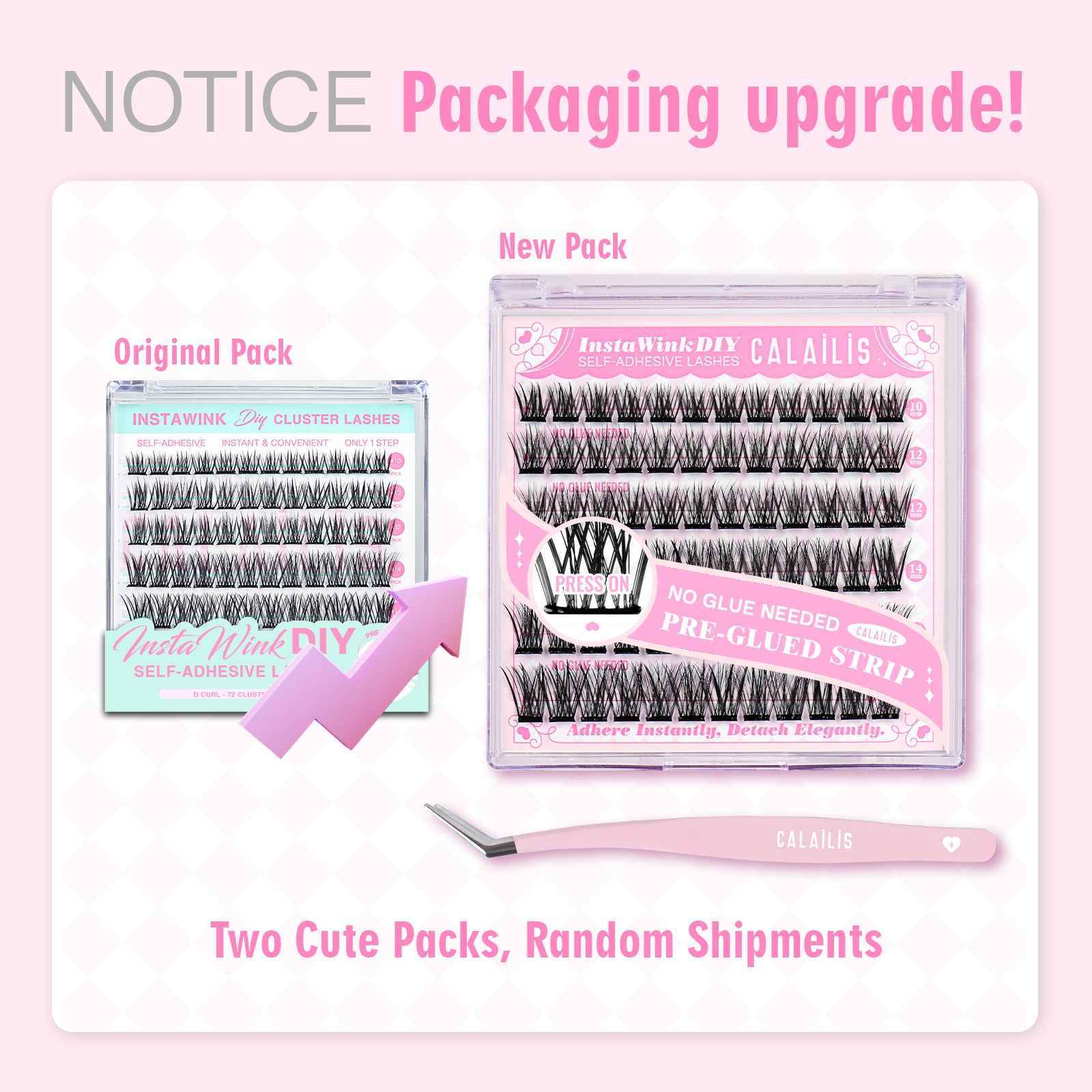 GRACE Self-adhesive Cluster Lashes-$1 Deal