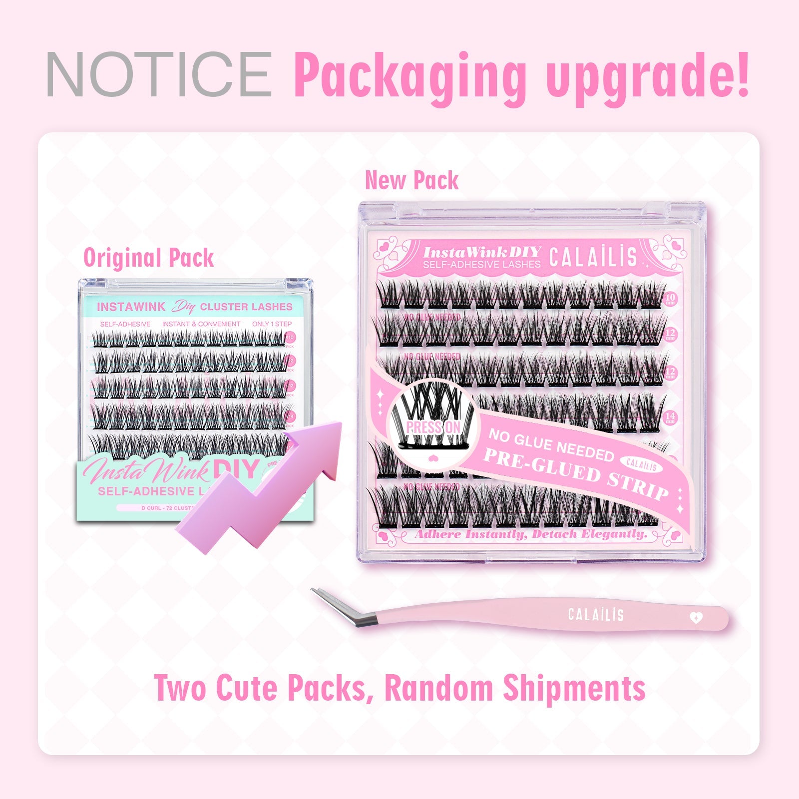 NETWEAVE Self-adhesive Cluster Lashes