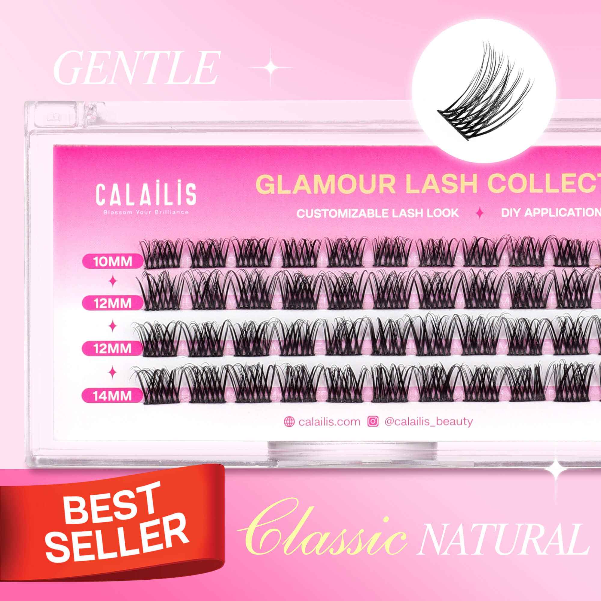 Gentle DIY Cluster Lashes