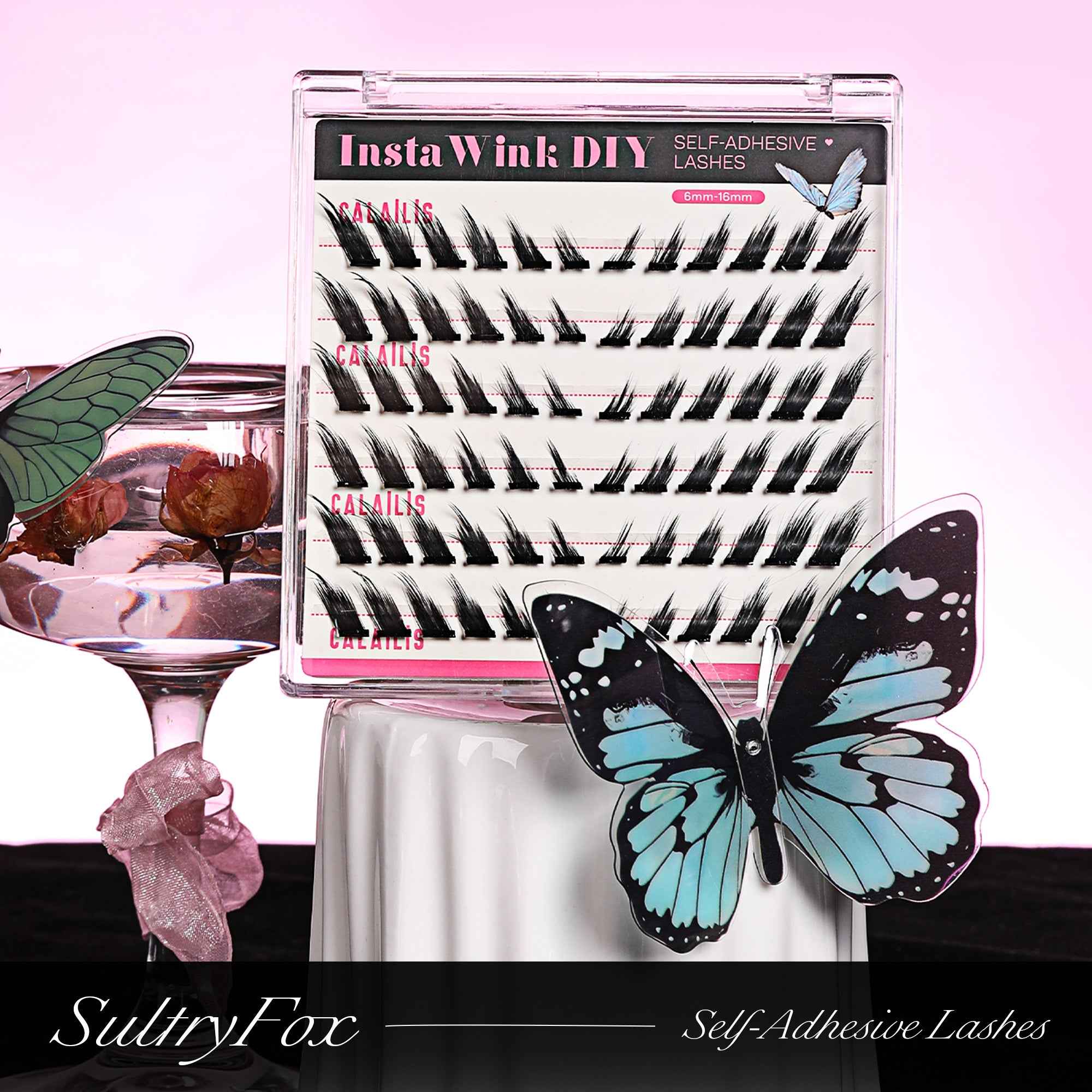 DIY Self-adhesive Cluster Lash Bundles