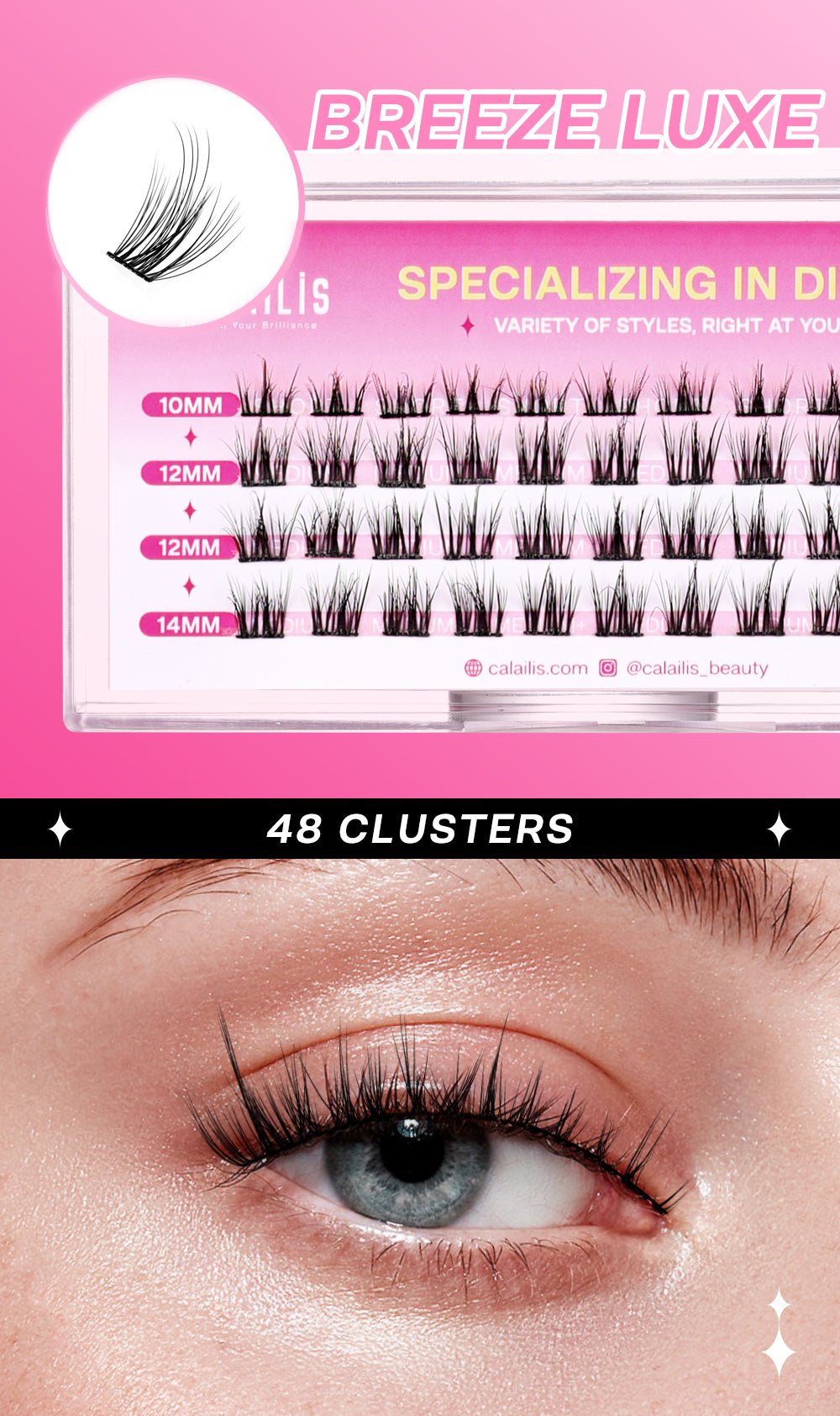 BREEZE LUXE DIY Cluster Lashes