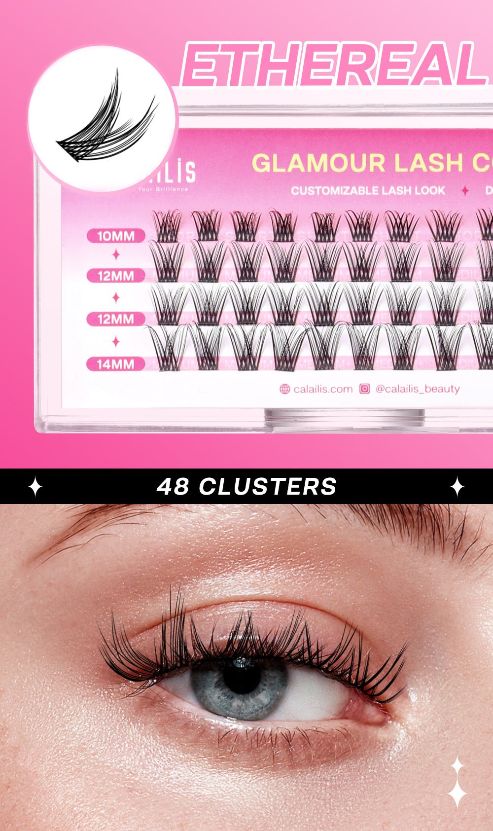 ETHEREAL DIY Cluster Lashes - Calailis Beauty