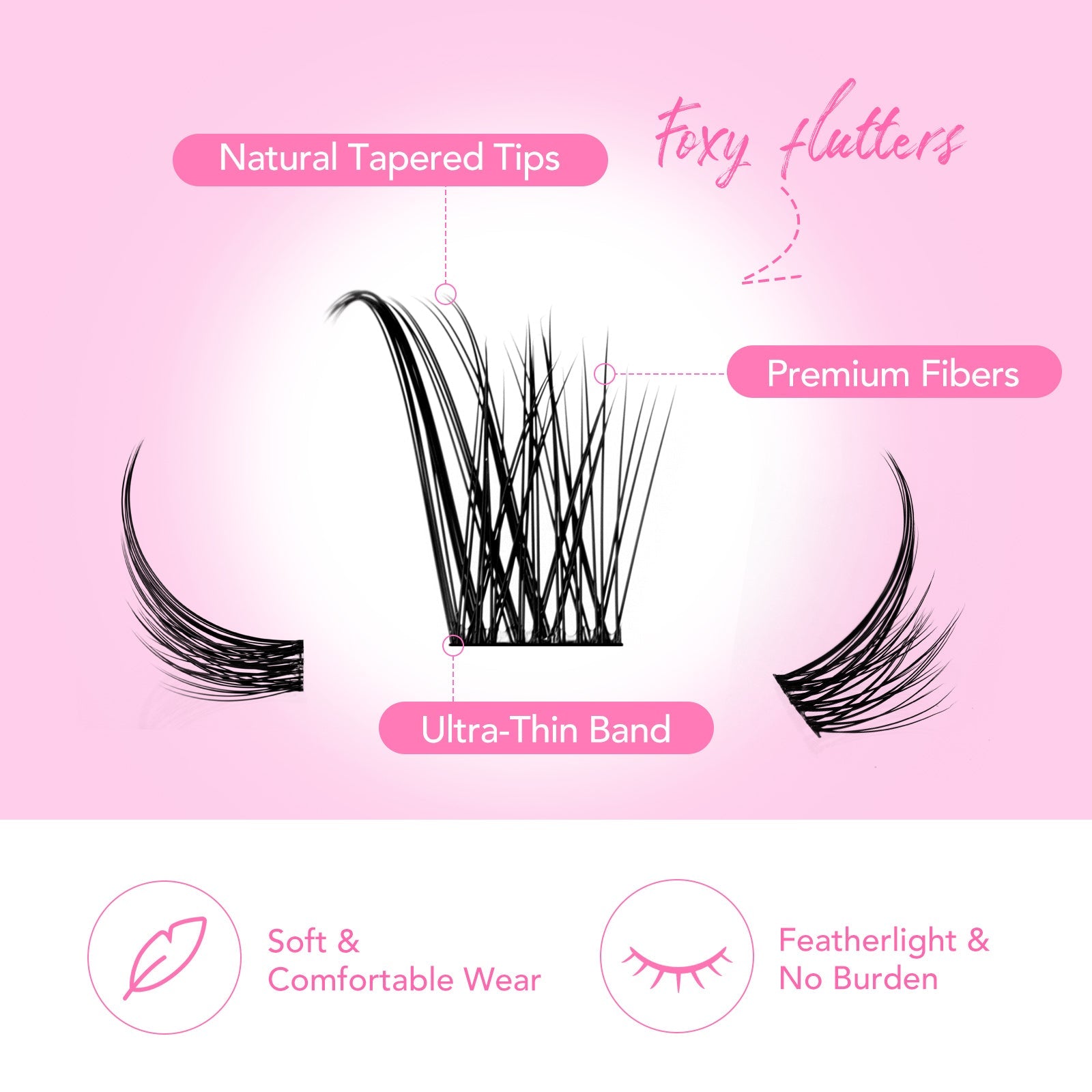 FOXY FLUTTERS DIY Cluster Lashes - Calailis Beauty