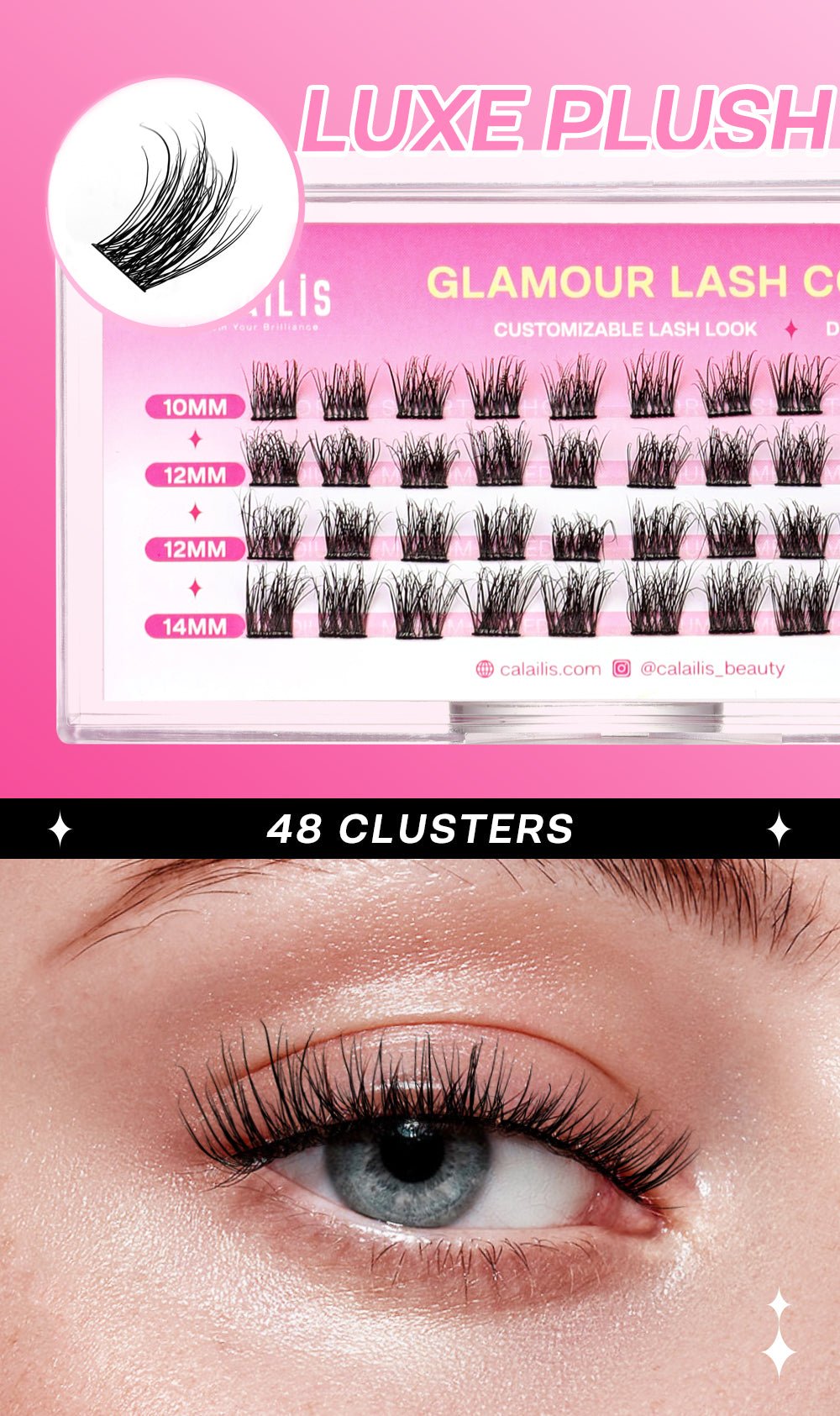 LUXE PLUSH DIY Cluster Lashes - Calailis Beauty