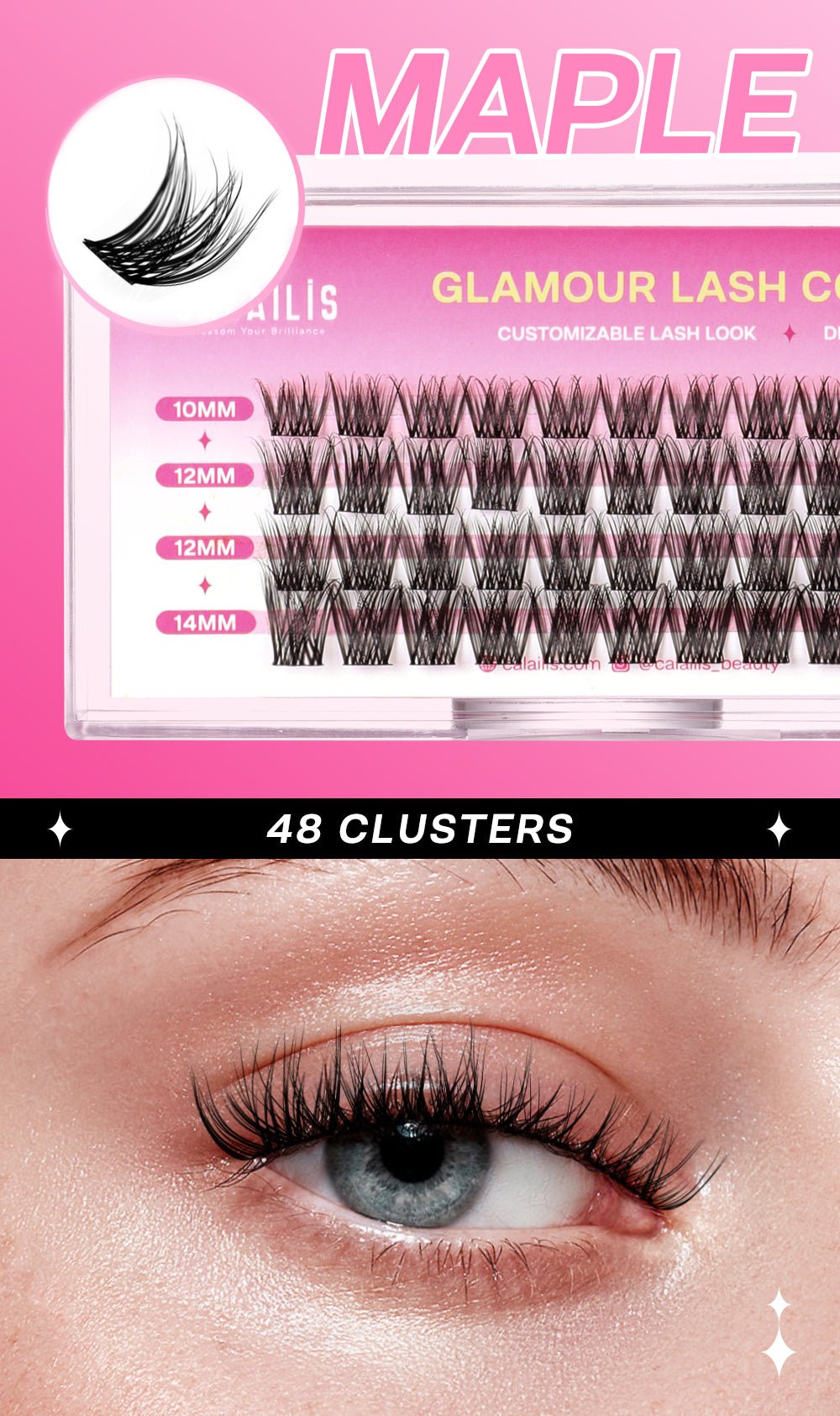 MAPLE DIY Cluster Lashes - Calailis Beauty