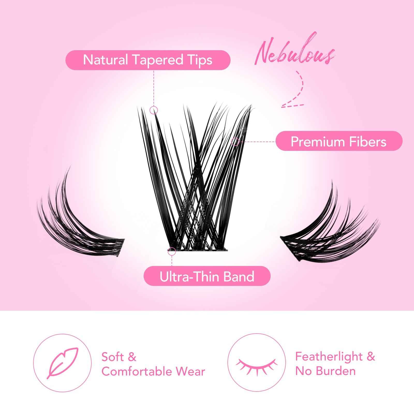 NEBULOUS DIY Cluster Lashes