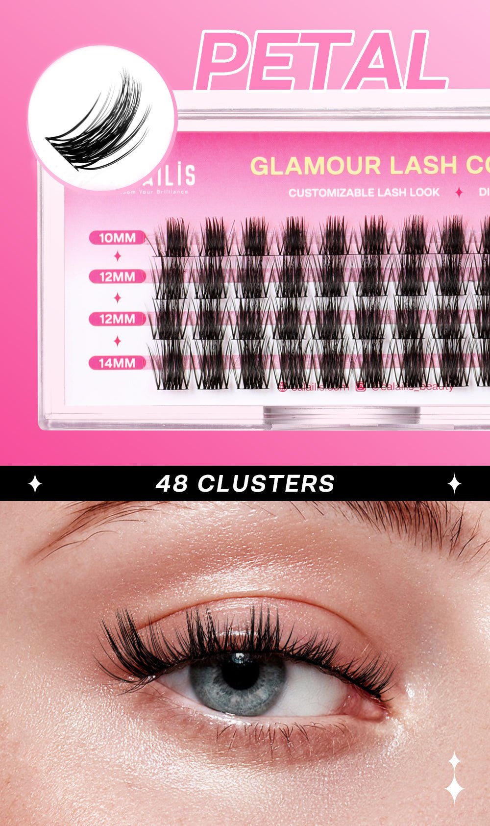 PETAL DIY Cluster Lashes - Calailis Beauty