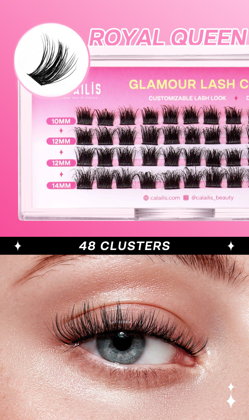 ROYAL QUEEN DIY Cluster Lashes - Calailis Beauty