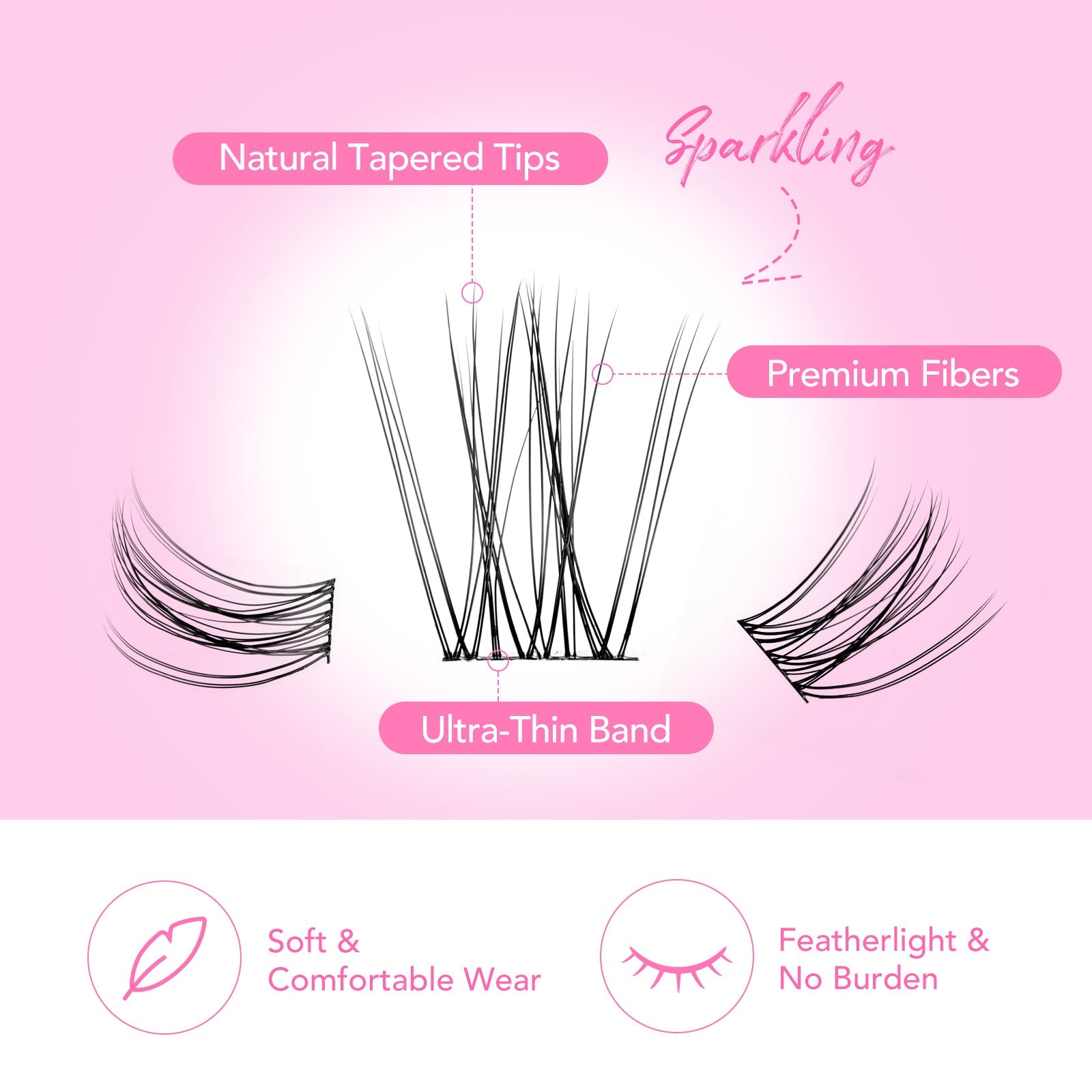 SPARKLING DIY Cluster Lashes - Calailis Beauty