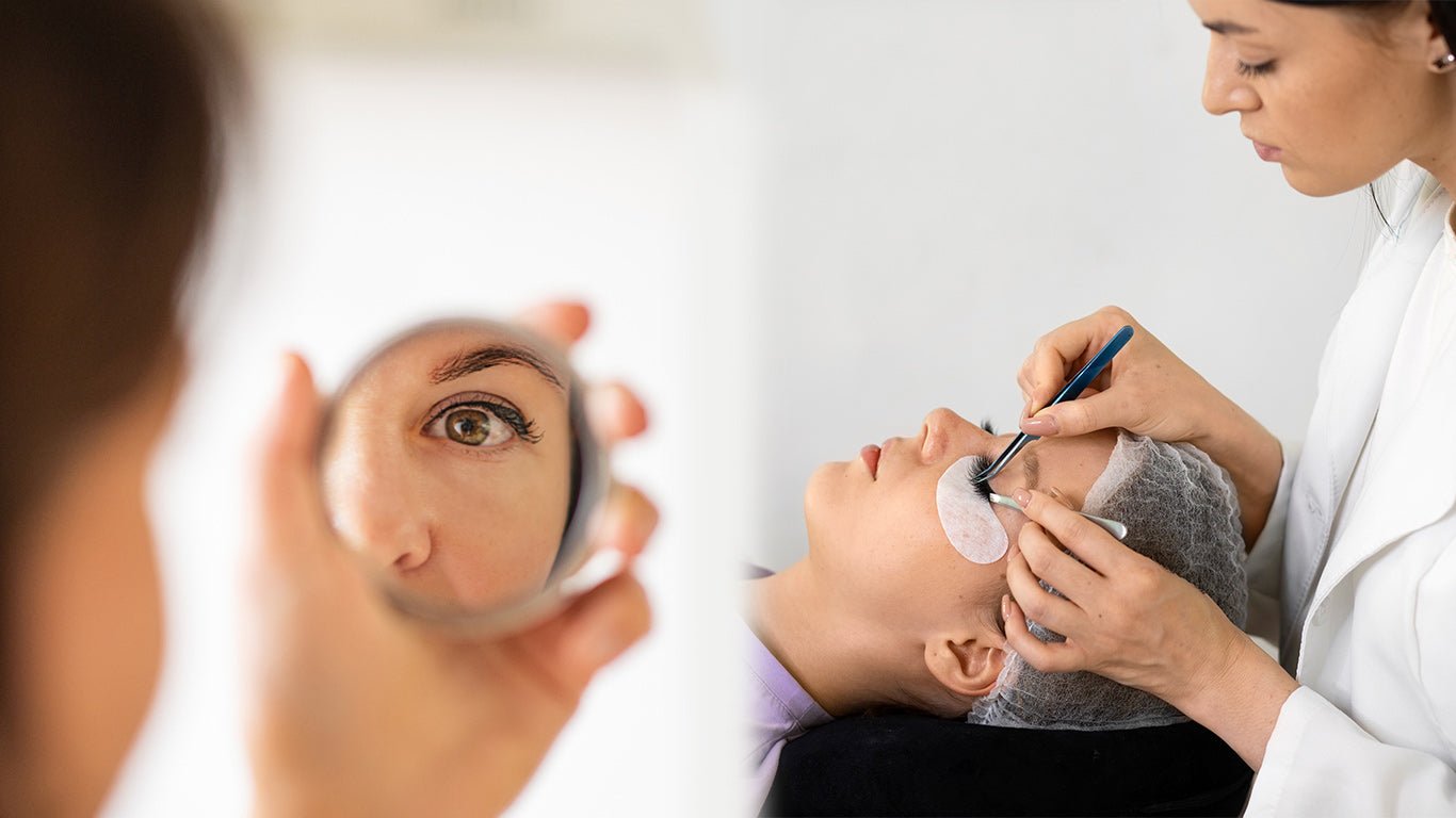 LASH EXTENSIONS BATTLE: Pro Salon vs DIY At Home - Calailis Beauty