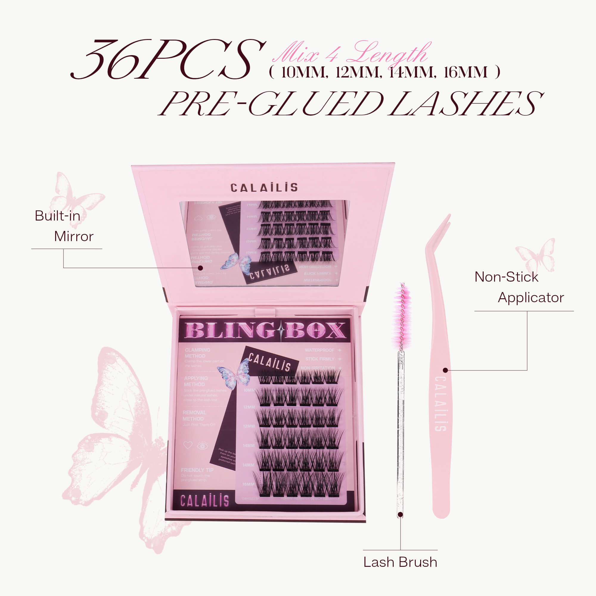 Portable Self-Adhesive Lash Kit - BLING BOX