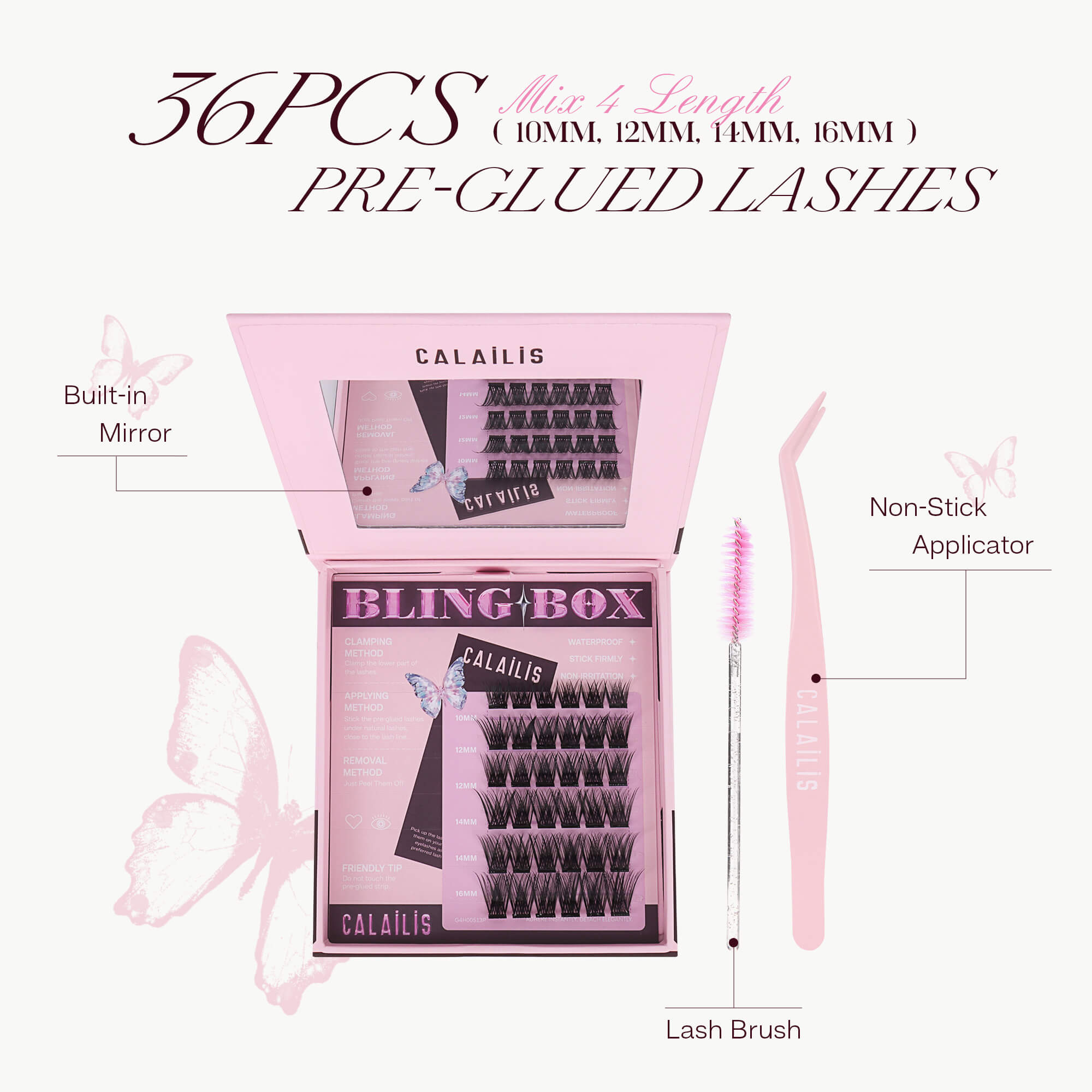 Portable Self-Adhesive Lash Kit - BLING BOX