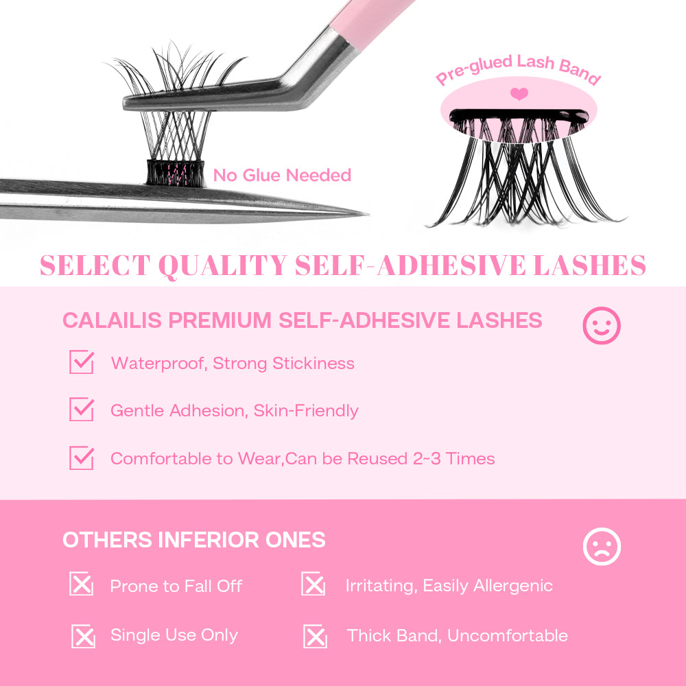 DIY Self-adhesive Cluster Lashes - Buy 1 Get 1 Free