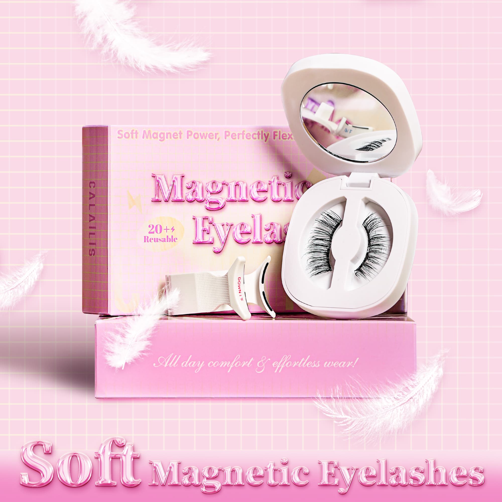 Soft Magnetic Eyelashes