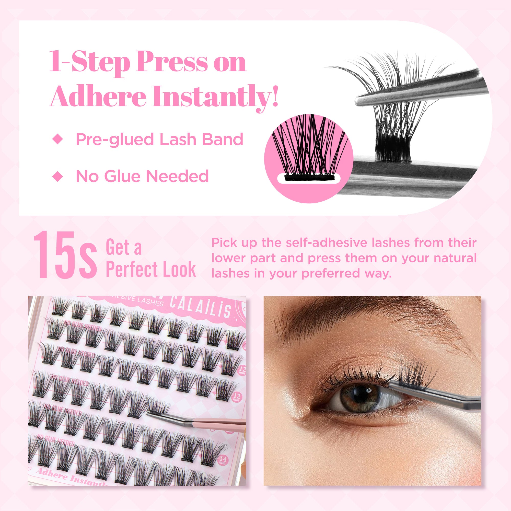 DIY Self-adhesive Cluster Lashes - Buy 1 Get 1 Free