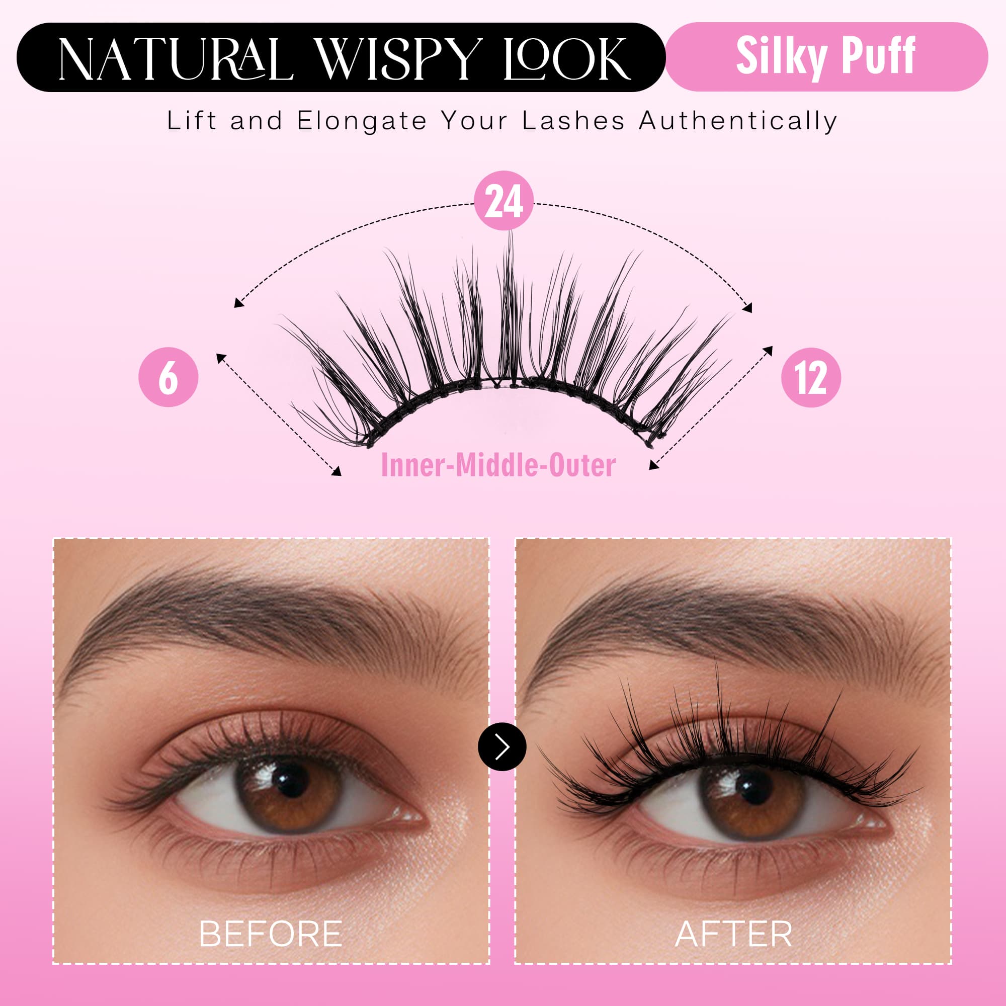 Soft Magnetic Eyelashes