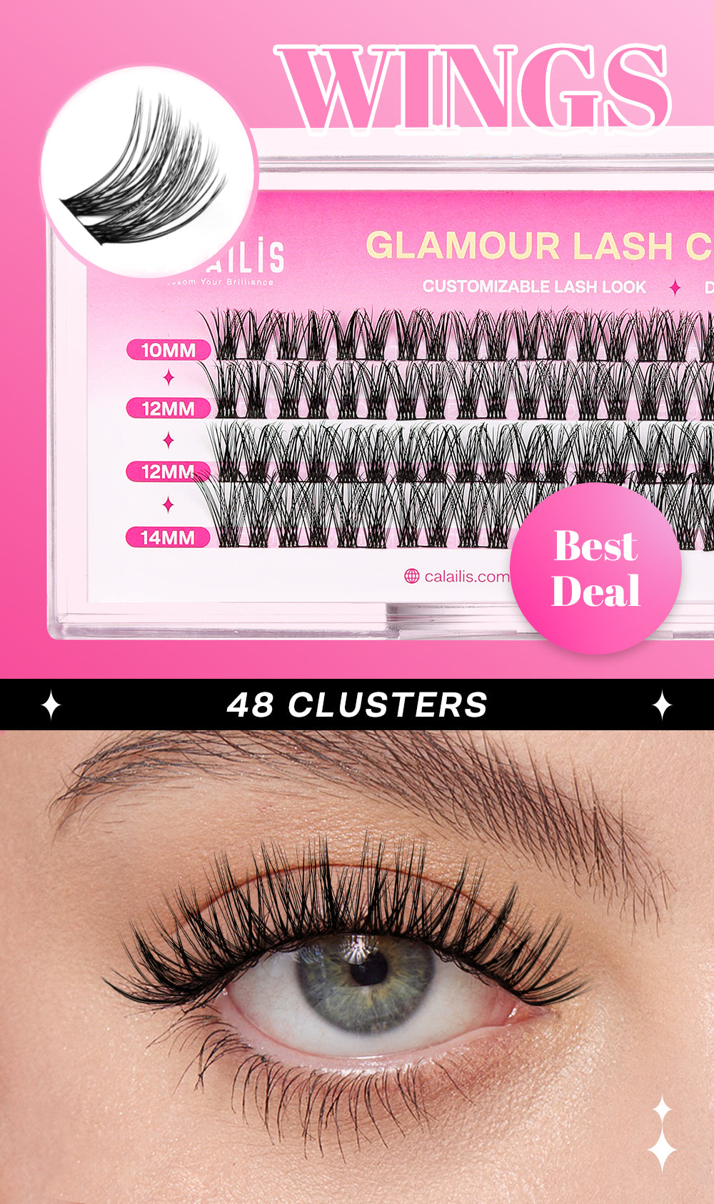 Wings DIY Cluster Lashes