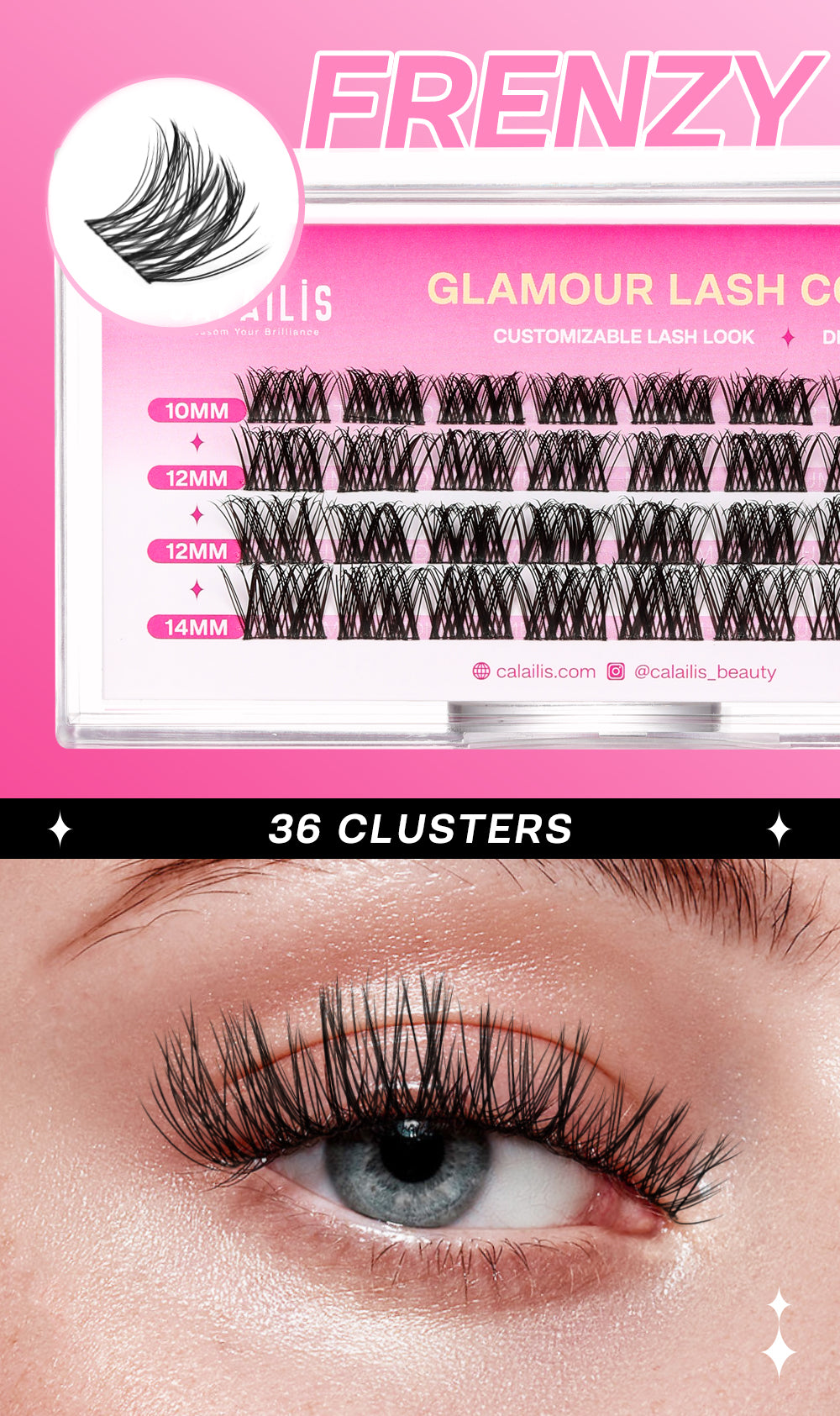 FRENZY DIY Cluster Lashes - Calailis Beauty