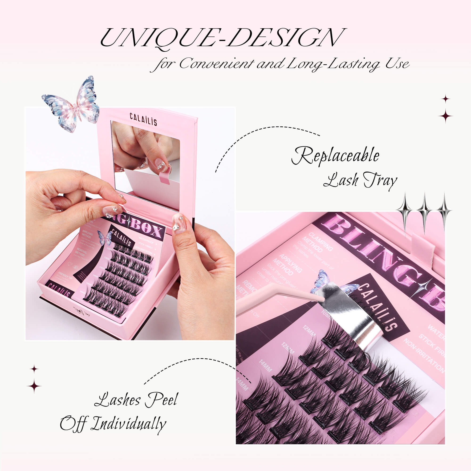 Portable Self-Adhesive Lash Kit - BLING BOX