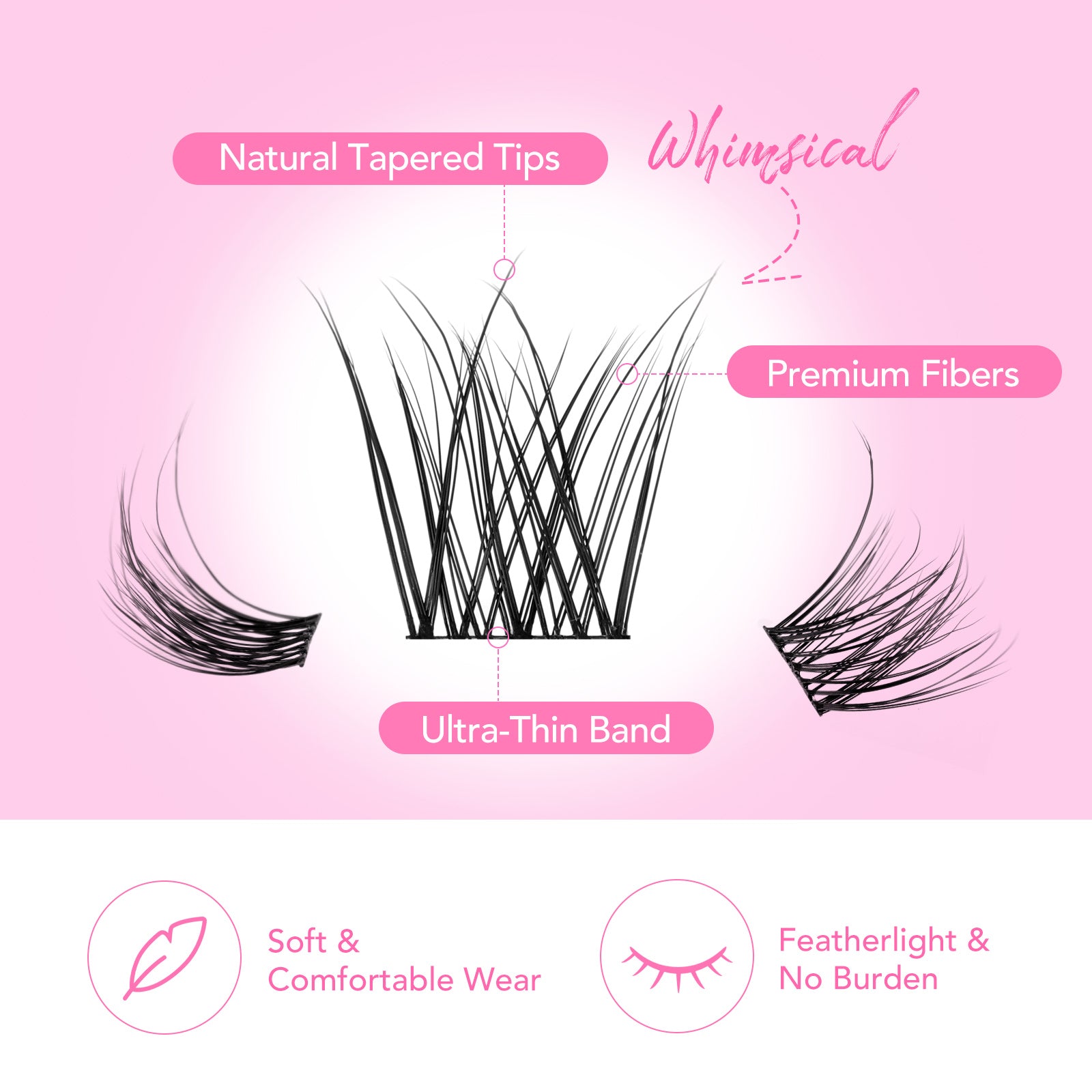 Whimsical DIY Cluster Lashes