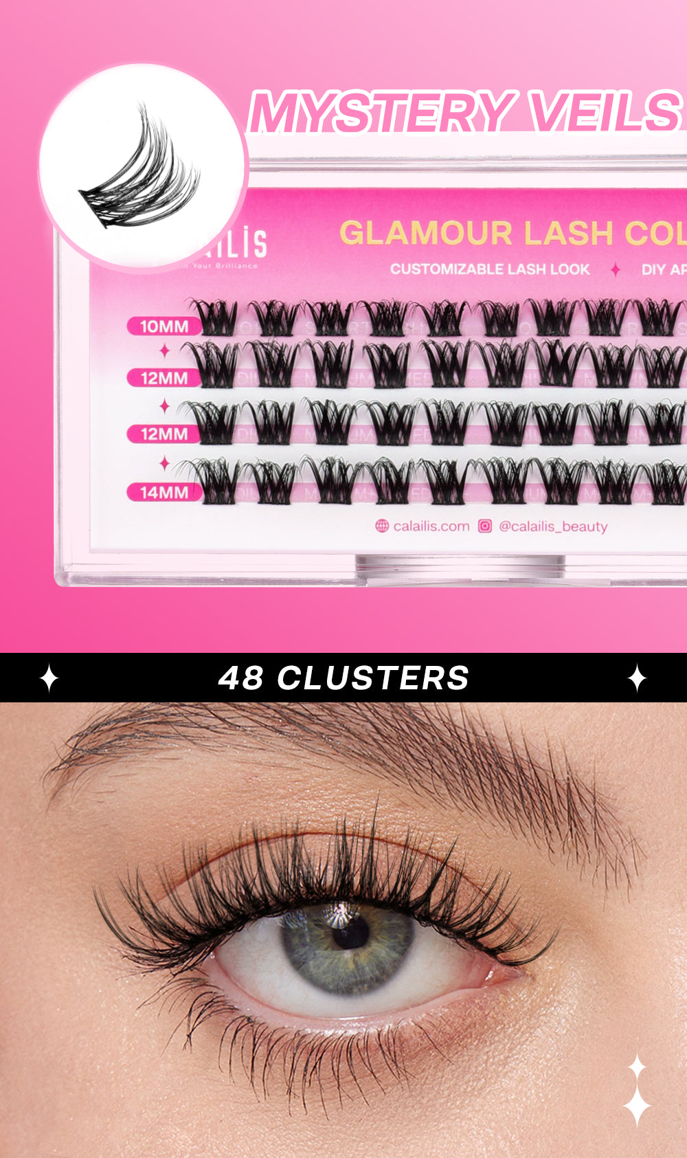 Mystery Veils DIY Cluster Lashes