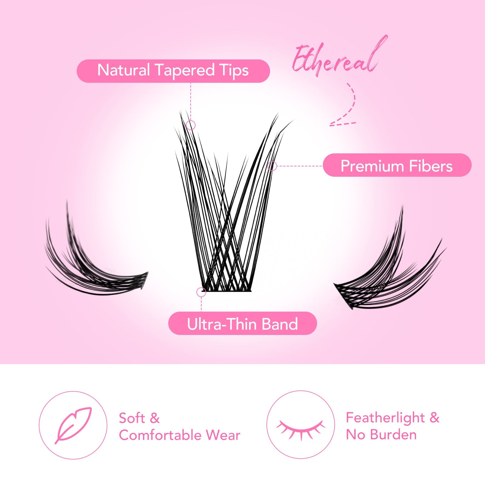 ETHEREAL DIY Cluster Lashes - Calailis Beauty