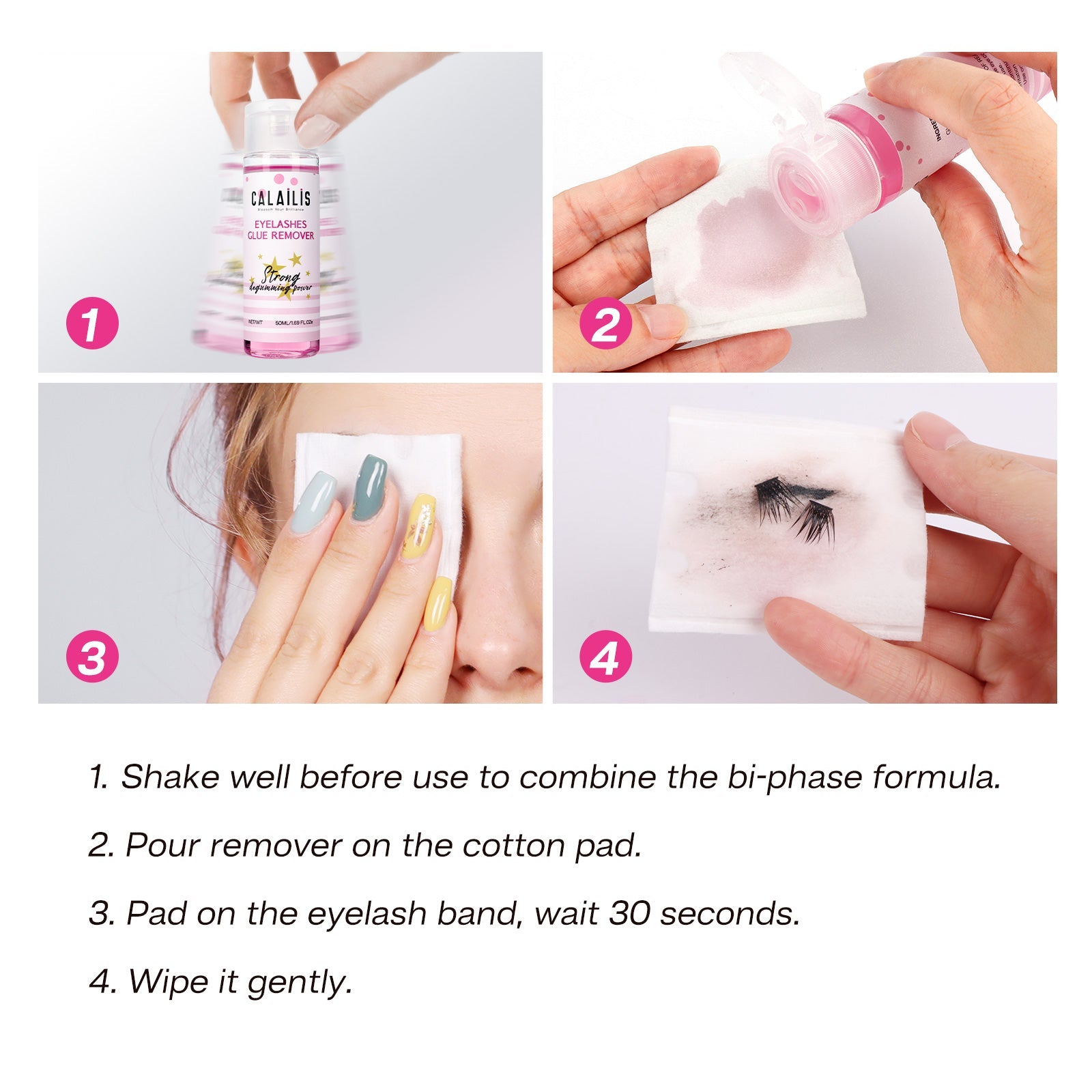 How to deals remove eyelash glue