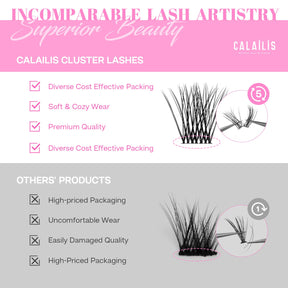 Whimsical DIY Cluster Lashes - Calailis Beauty