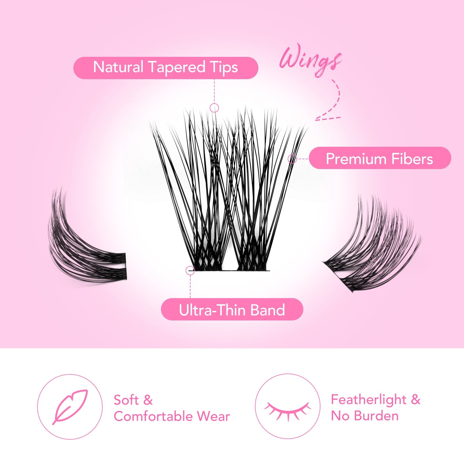 Wings DIY Cluster Lashes - Calailis Beauty