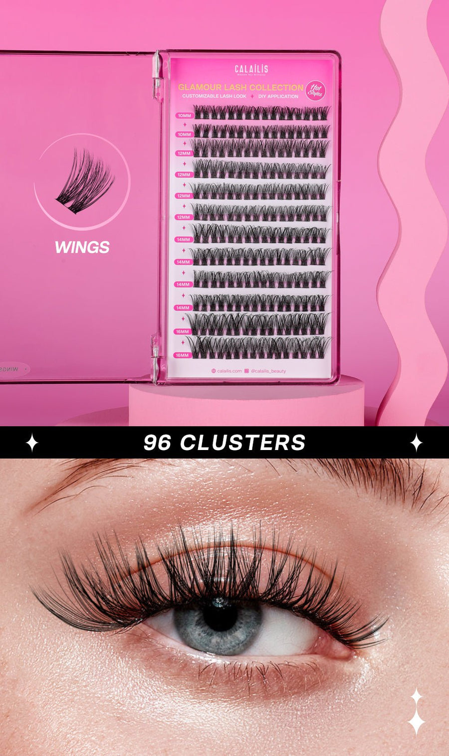 WINGS DIY Cluster Lashes Plus
